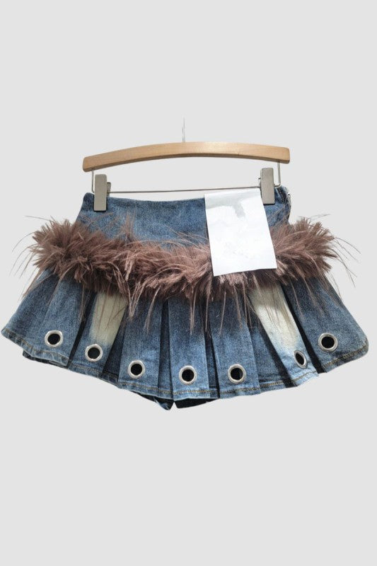 Check up on me baddie skirt