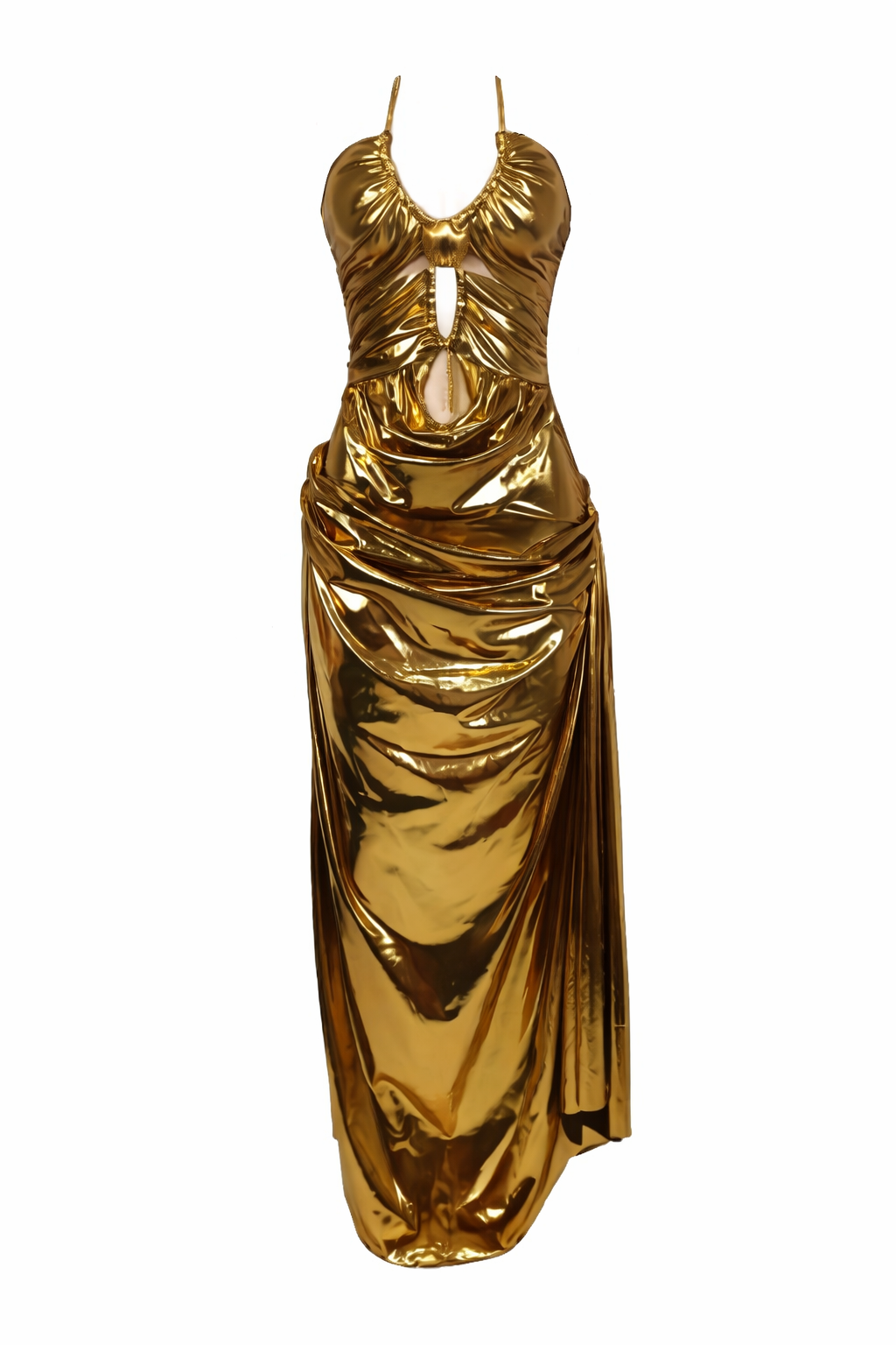 Golden baddie dress