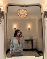 Elegant babe baddie dress