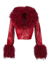 Like a boss baddie fur leather jacket