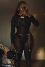 Skin tight baddie jumpsuit