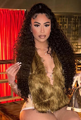 That fur baddie halter top