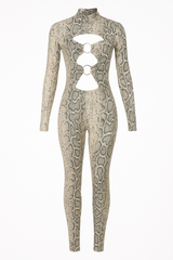 Skin baddie jumpsuit- green