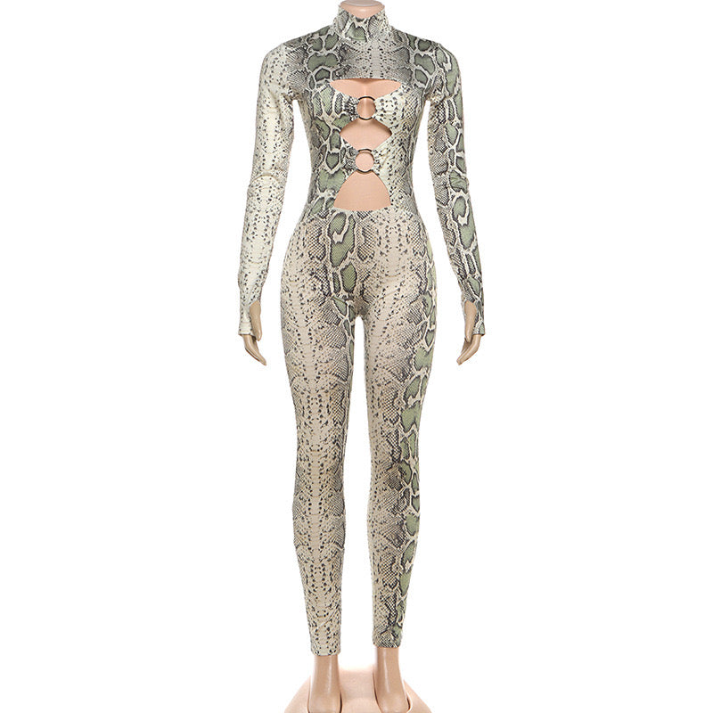 Skin baddie jumpsuit- green