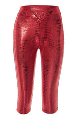 Snake print baddie fitted pants