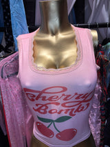 Cherry babe top