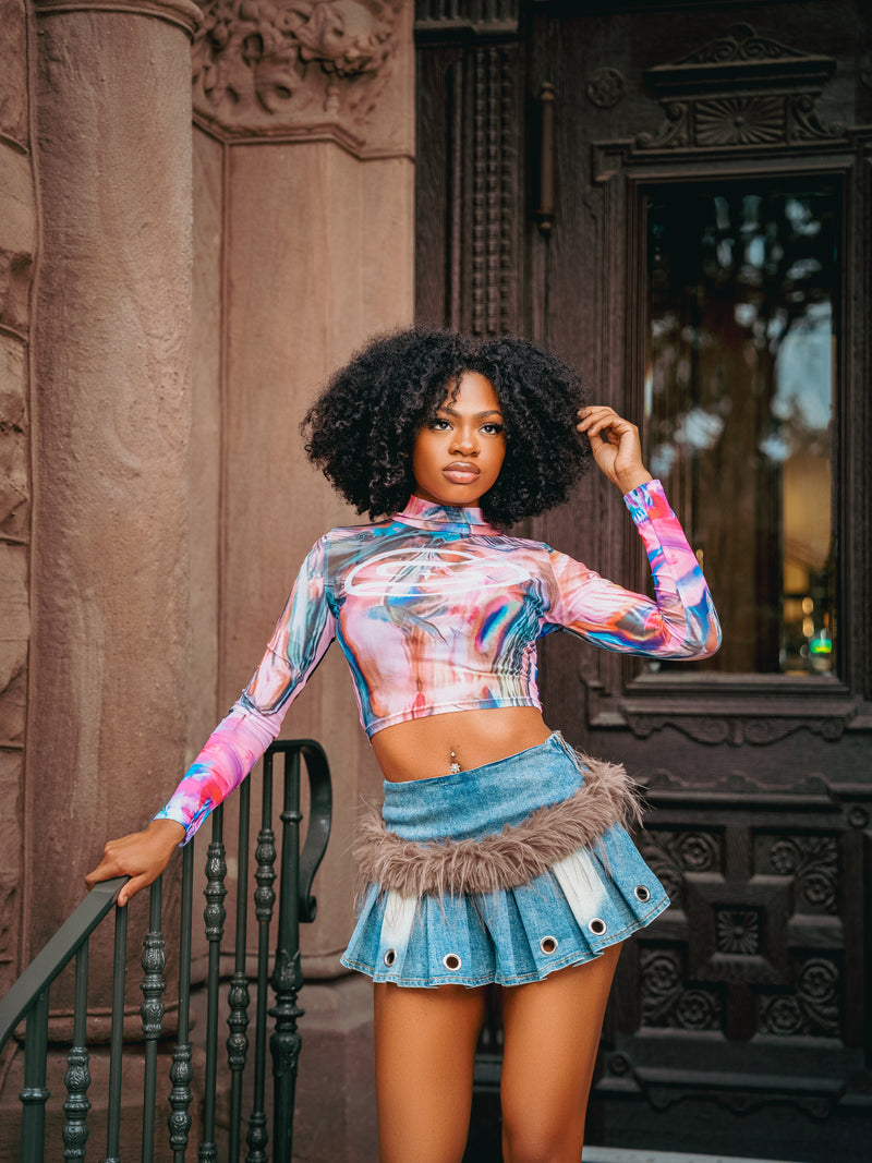 Check up on me baddie skirt