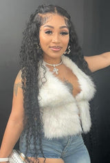 That fur baddie halter top