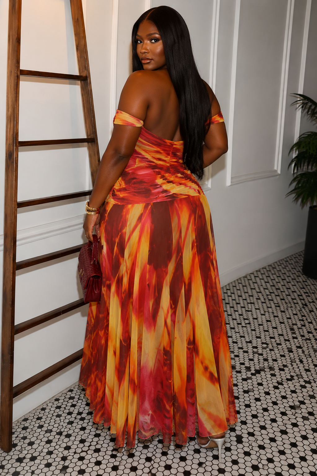 Elegant babe baddie dress