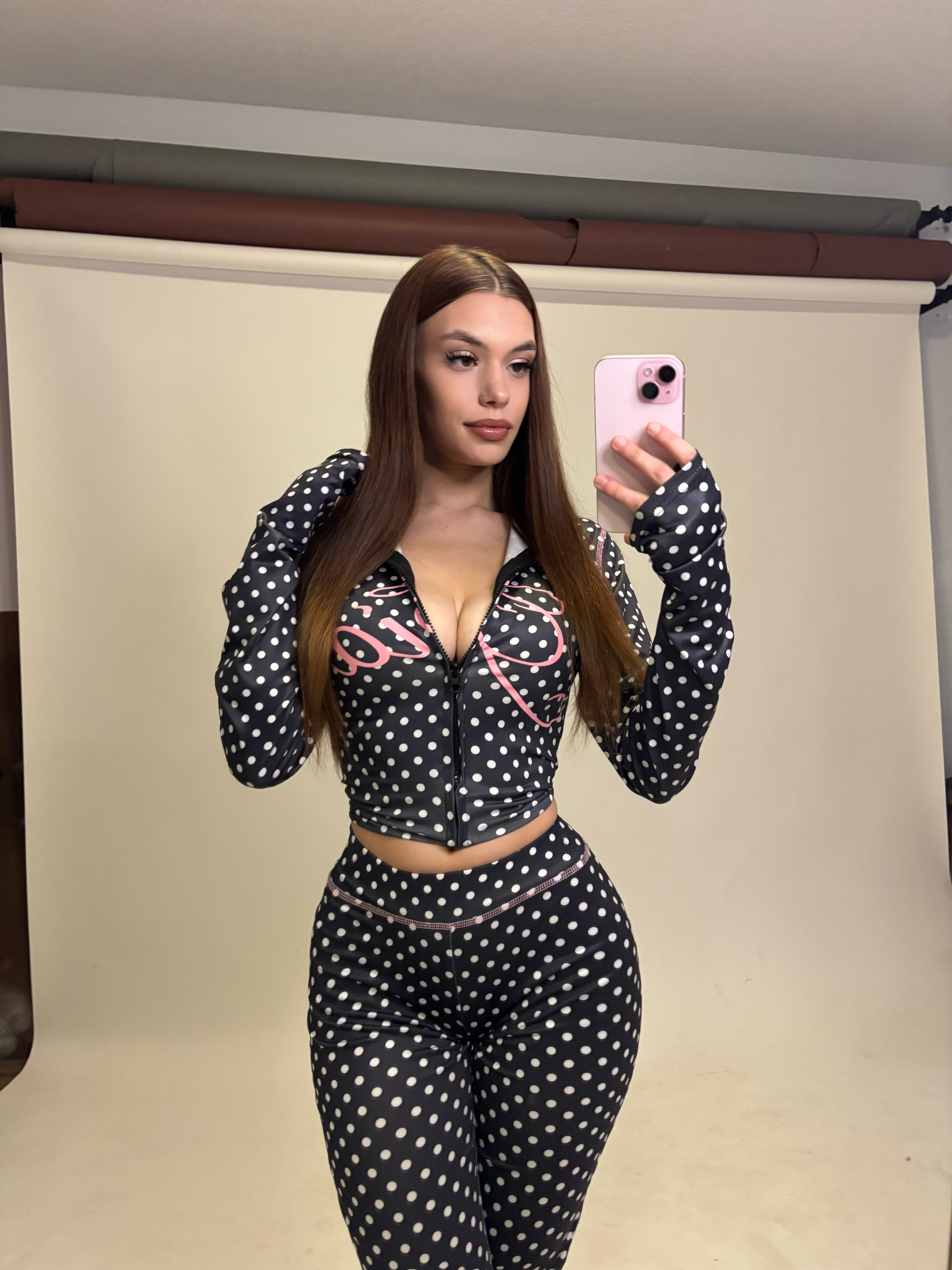 Princess baddie ￼ polkadot set