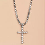 I cross my heart necklace - Silver