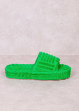 Green babe sandals